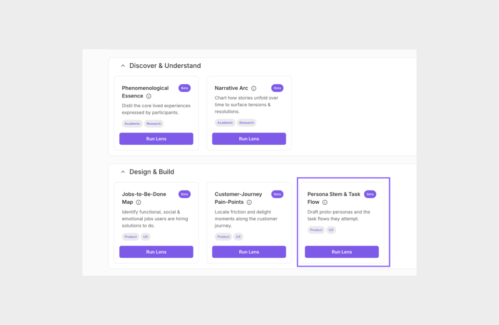 Persona Stem and Task