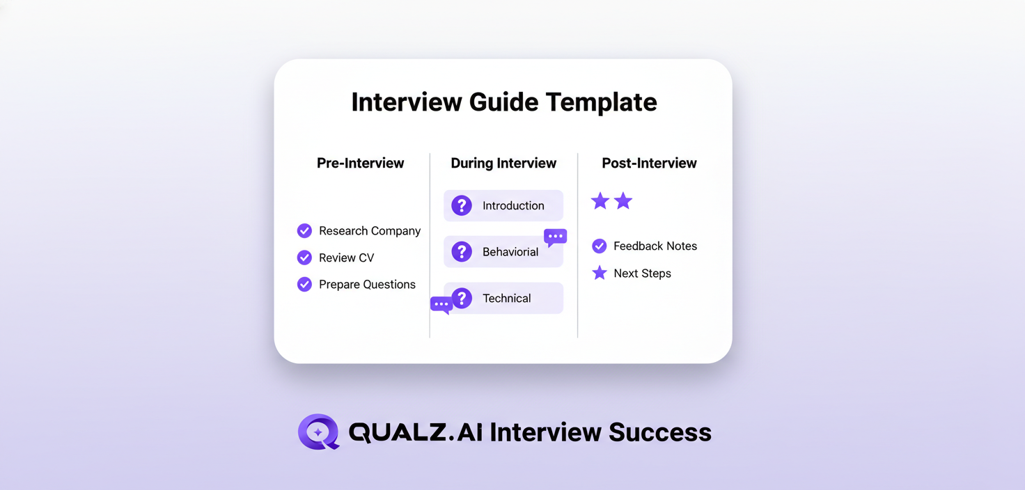 Interview Guide Template for AI-Moderated Research