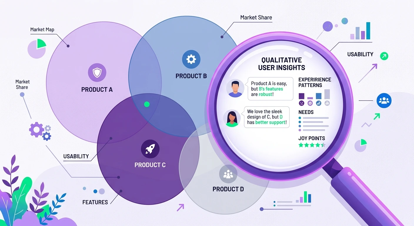 Competitive UX Benchmarking: Why Qualitative Insights Give You the Edge Metrics Cannot