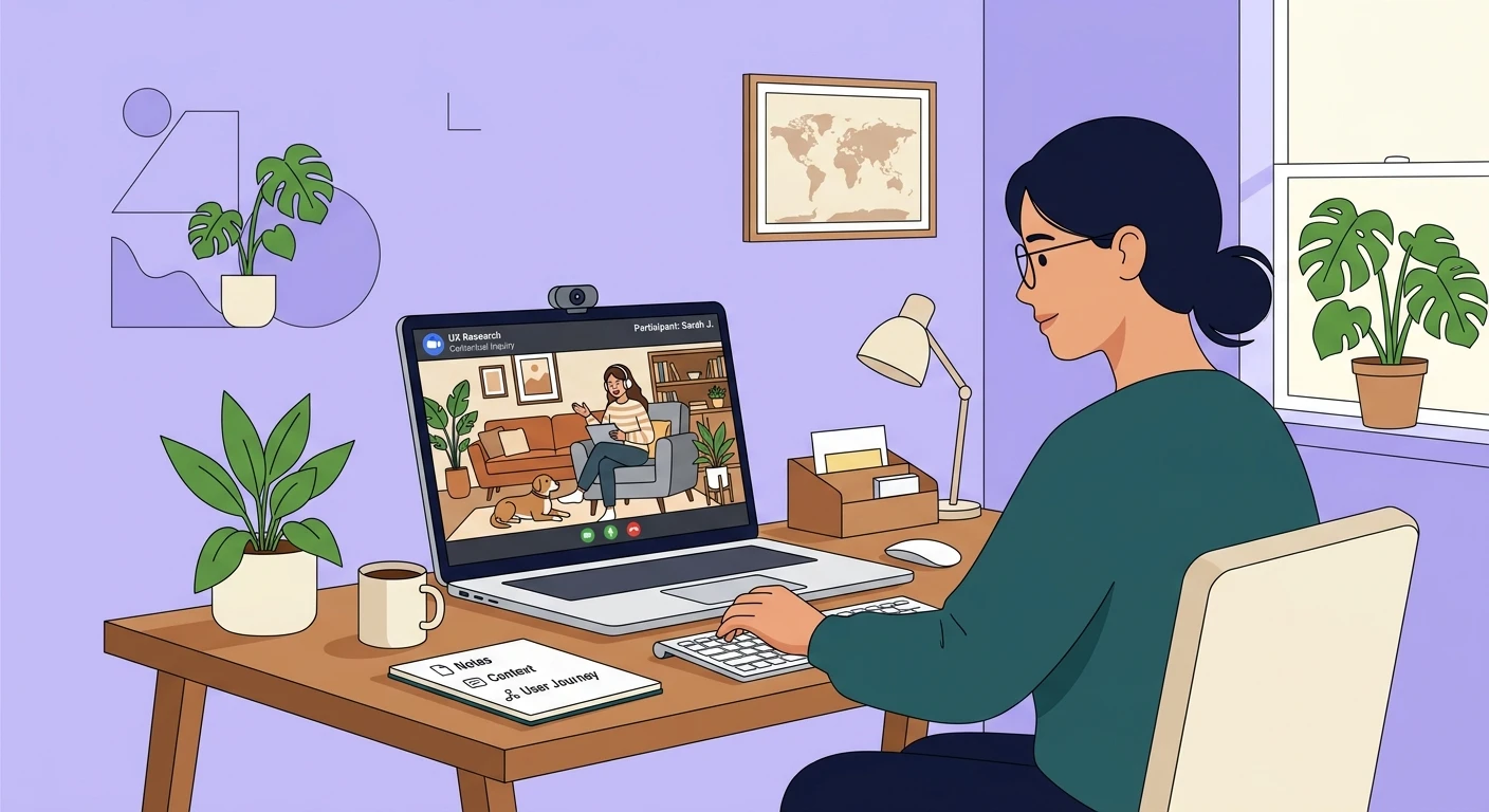 Contextual Inquiry in the Age of Remote Work: Adapting Field Research for Distributed Teams