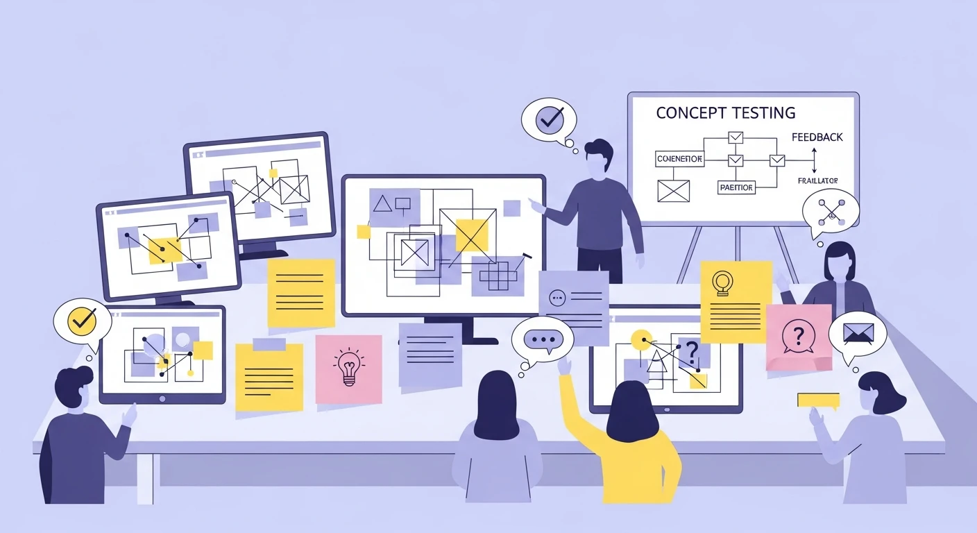 The Scaffolding Problem in Concept Testing: Why Abstract Ideas Need Concrete Anchors to Get Honest Feedback
