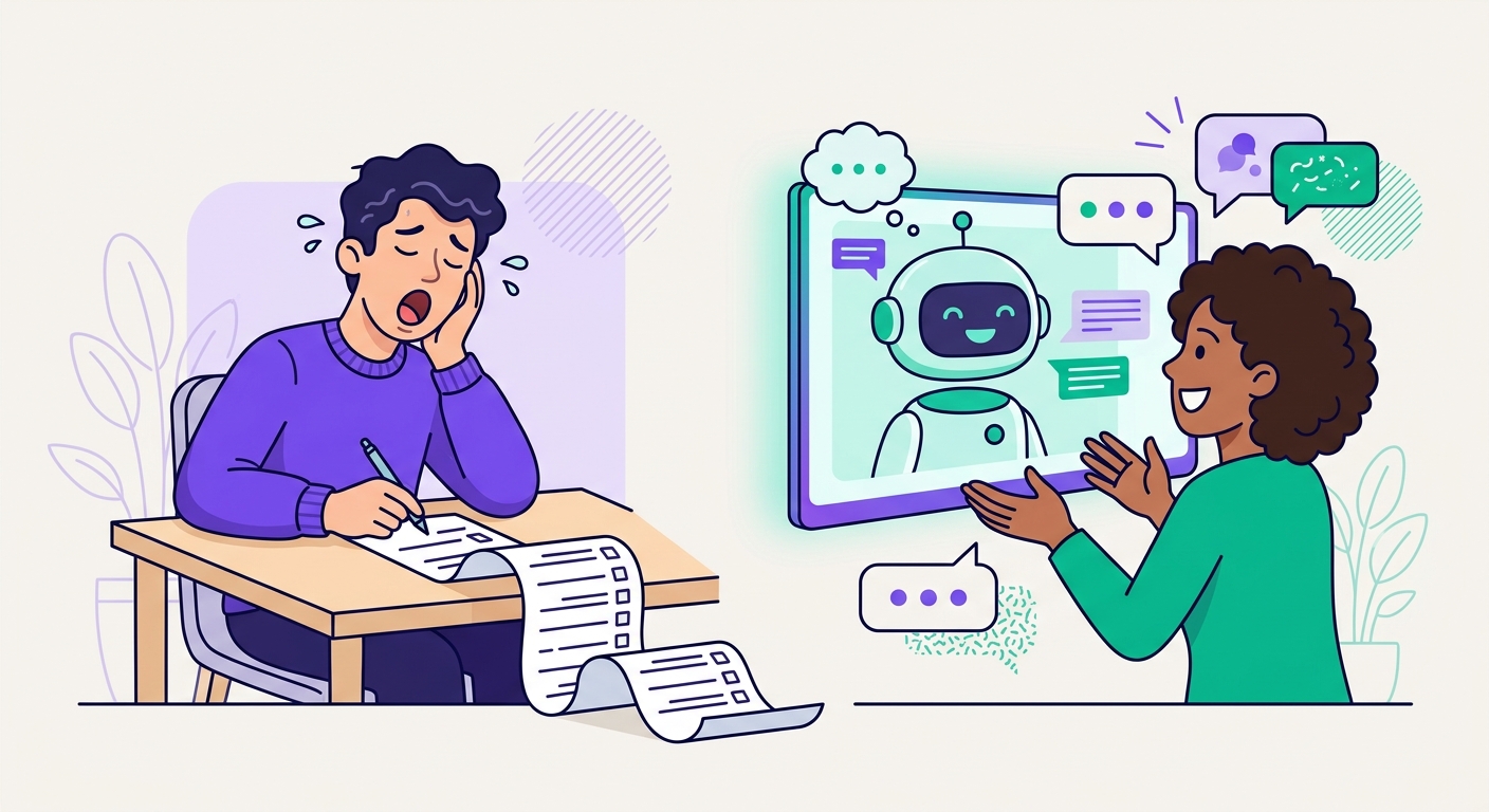 Why Respondent Fatigue Is Killing Your Survey Data — And How AI Interviews Fix It