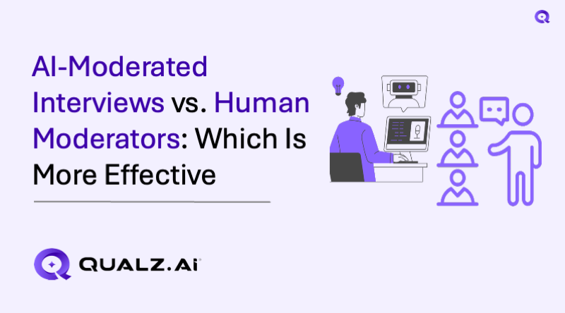 AI-Moderated Interviews vs. Human Moderators: Which Is More Effective?